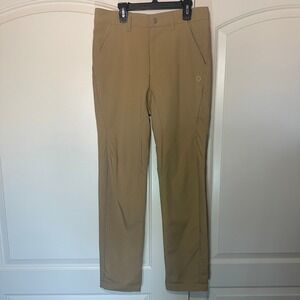 ROAM‎ Everywhere Travel Pants Khaki Pockets Outdoor Hiking Camping Technical M